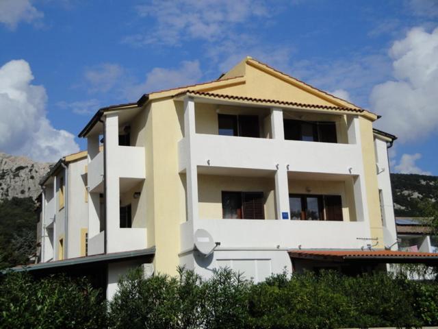 Apartmani Mirjana Studio 3 Baška Eksteriør billede